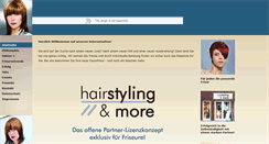 Desktop Screenshot of hairstylingandmore.de